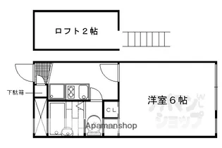 レオパレス堀川【207号室】の間取り