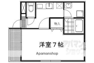 SAWARABI一条【302b号室】の間取り