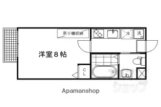1Kの間取り画像