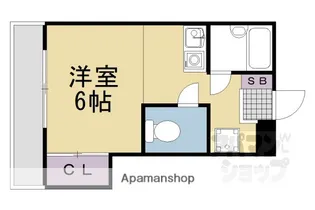 庵里KAMANZA【205号室】の間取り