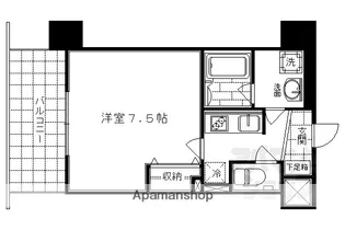 クリスタルグランツ京都御所西【1104号室】の間取り