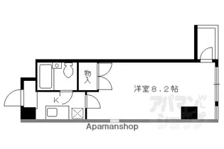 シティハウス夷川【306号室】の間取り