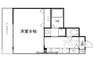 グランドプレア【601号室】の間取り