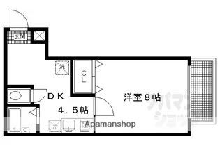 ジョヴィアルI・II【101号室】の間取り