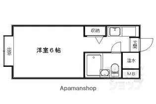 ラベンダー【209号室】の間取り