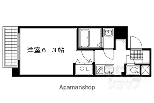 CASA FLUENTE【203号室】の間取り