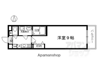 ファーストコート五条若宮【401号室】の間取り