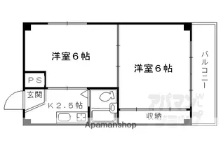 DAIDO烏丸ビル【3B号室】の間取り