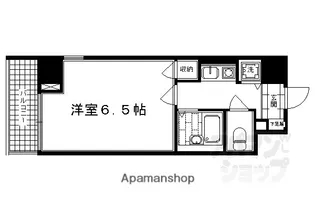 リーガル京都河原町III【401号室】の間取り