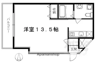 ラクティー四条寺町【303号室】の間取り
