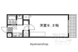 アークリード東山三条【101号室】の間取り