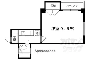 ADEST五条【401号室】の間取り