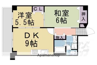 四条高倉スカイハイツ【507号室】の間取り