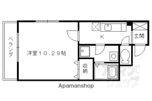 セゾンペルル【302号室】の間取り