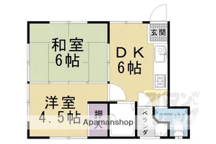 マンション丸高【101号室】の間取り