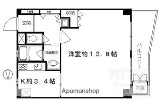 藤和シティホームズ西洞院【304号室】の間取り