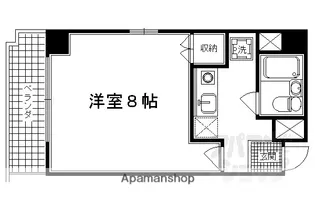 サンフォーレ油小路【301号室】の間取り