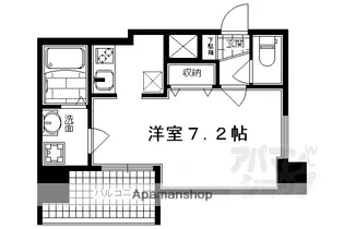 アクアプレイス京都二条城【504号室】の間取り