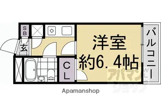 マナーハウス【B408号室】の間取り