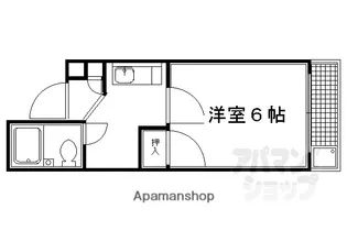 エバグリーンヴィラ堀川【302号室】の間取り