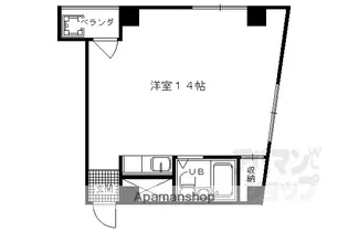 祇園ZEN BUILDING【303号室】の間取り