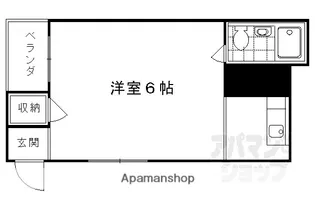 コーポサンライズ【203号室】の間取り