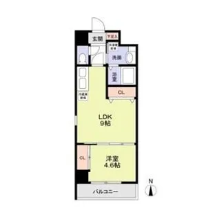 ビクトワール西大路御池【7階】の間取り