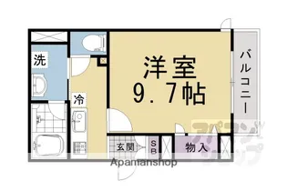 シャーメゾン京都朱雀【1階】の間取り