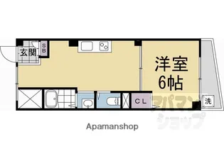辻川アパート【1F号室】の間取り