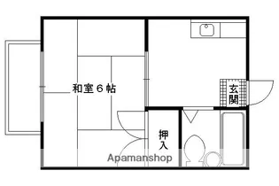 ループ芹川【A-205号室】の間取り