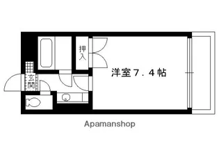 サンヴェール深草【205号室】の間取り