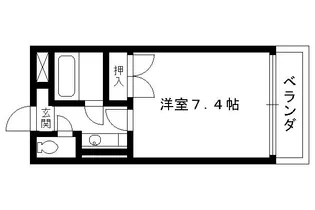1Kの間取り画像