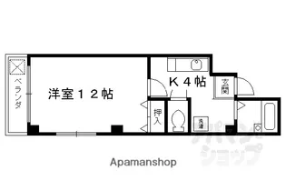 ベルステージ東山【303号室】の間取り