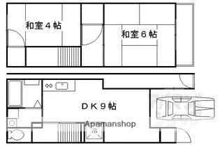 京都府京都市上京区堀川町【一戸建】の間取り