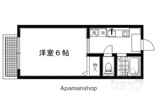 ハイツ花水木【1-5号室】の間取り