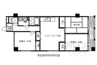 サンロータス池治【202号室】の間取り