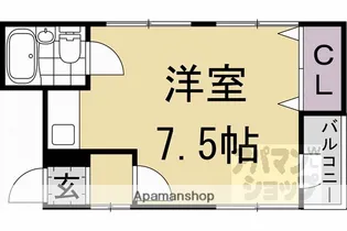 コーポV【301号室】の間取り