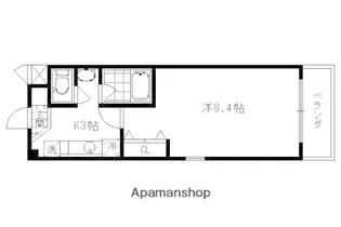 グラシアス【208号室】の間取り