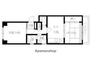 ボヌール【1階】の間取り