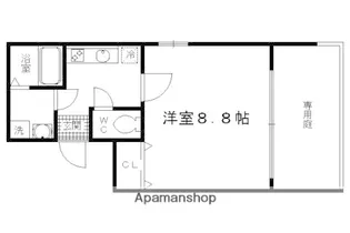 チコーベルメゾン東山【102号室】の間取り
