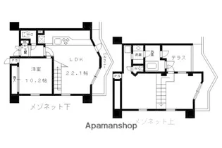 京都府京都市下京区御影堂町【マンション】の間取り