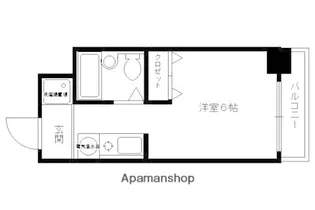 GLOIRE烏丸五条【11階】の間取り