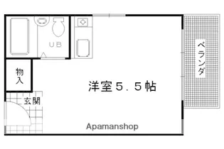 京都府京都市東山区大和大路1丁目【マンション】の間取り