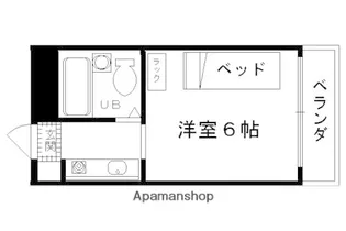 ブッダシュド【4階】の間取り