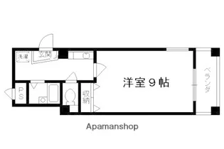 京都府京都市下京区東塩小路町【マンション】の間取り