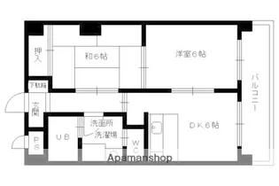 コンソナンス西紀【202号室】の間取り
