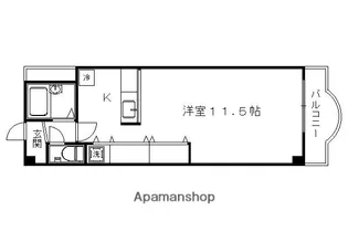 セレーノ塔南【505号室】の間取り