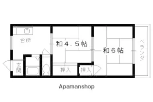 コーポ十条【303号室】の間取り