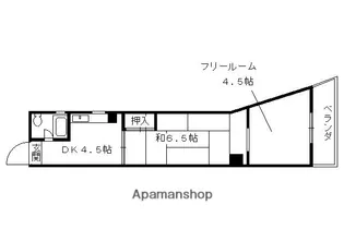 アサヒマンション【403号室】の間取り