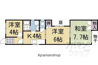 ペペルモコ【101号室】の間取り